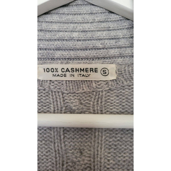 Cashmere 100% Women Cardigan Made in Italy Size S - Picture 6 of 6